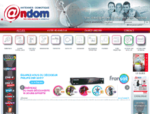 Tablet Screenshot of andom.fr